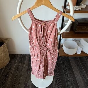 Kids Pink Polka Dot Romper - OshKosh